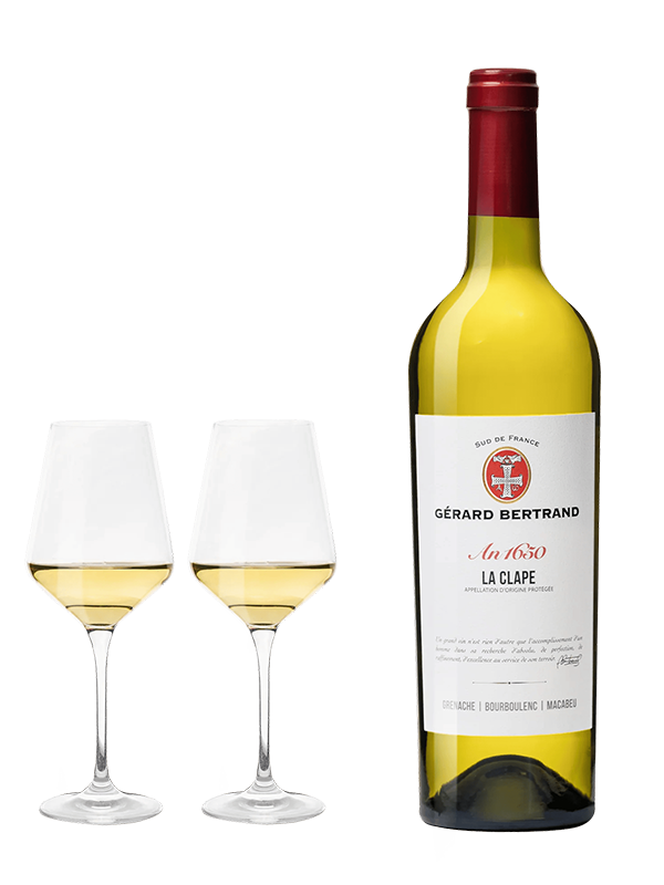Héritage An 1650 La Clape vin blanc 2021 75cl