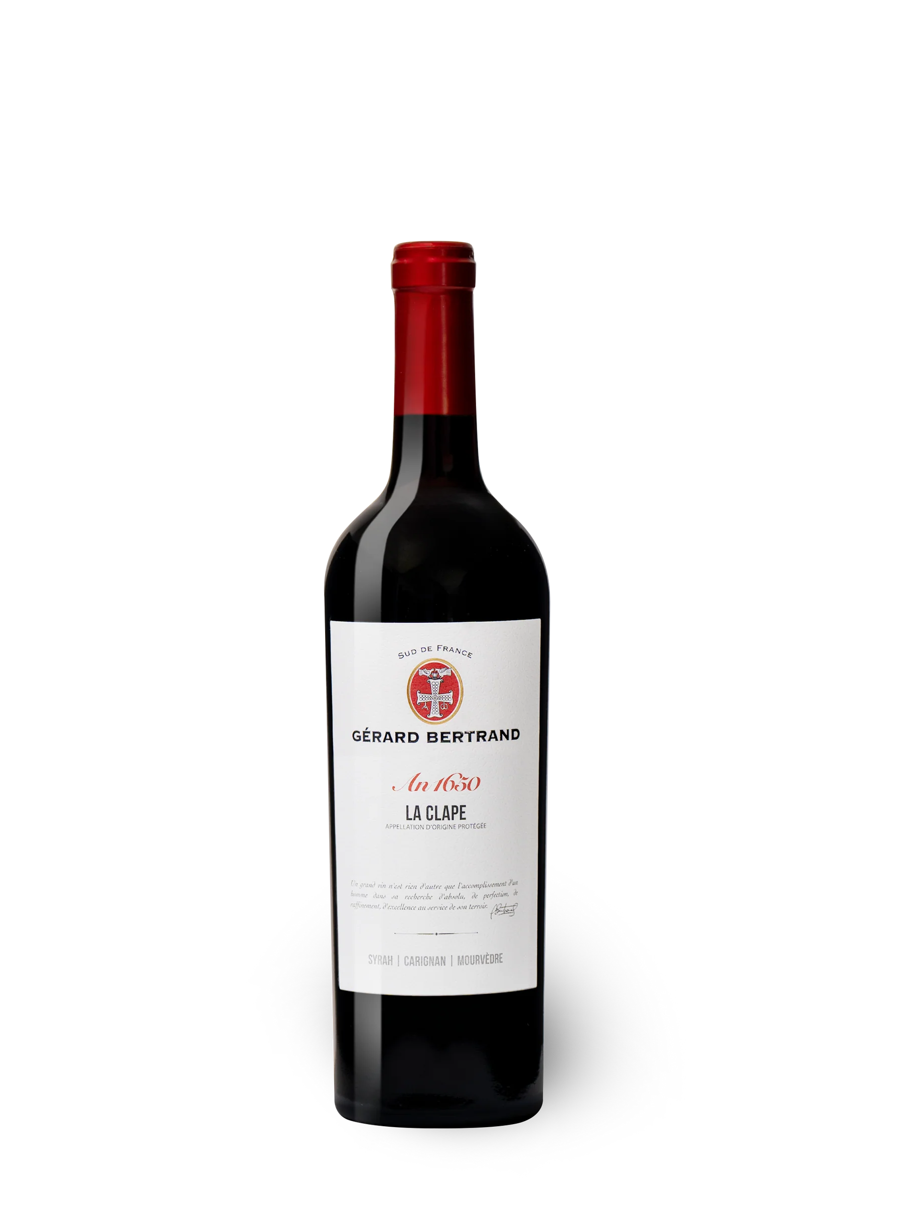 Héritage An 1650 rouge La Clape 2022